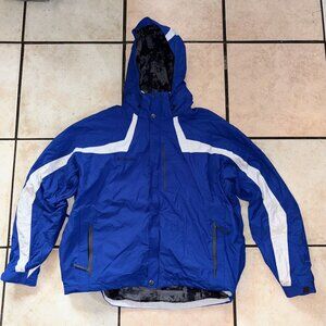 Columbia Men’s XL Blue Omni-Tech Waterproof Snow Jacket